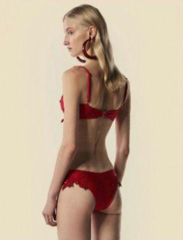 BANDEAU TOP WITH STRAPS LAMPEJO