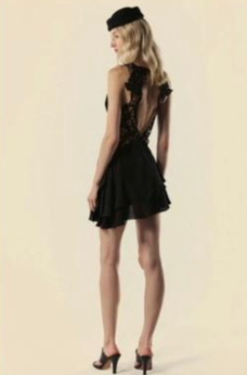 SHORT DRESS ASYMMETRIC ASTROS