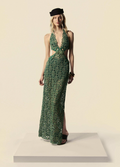 LONG DRESS WITH SIDE SLIT TRILHAS
