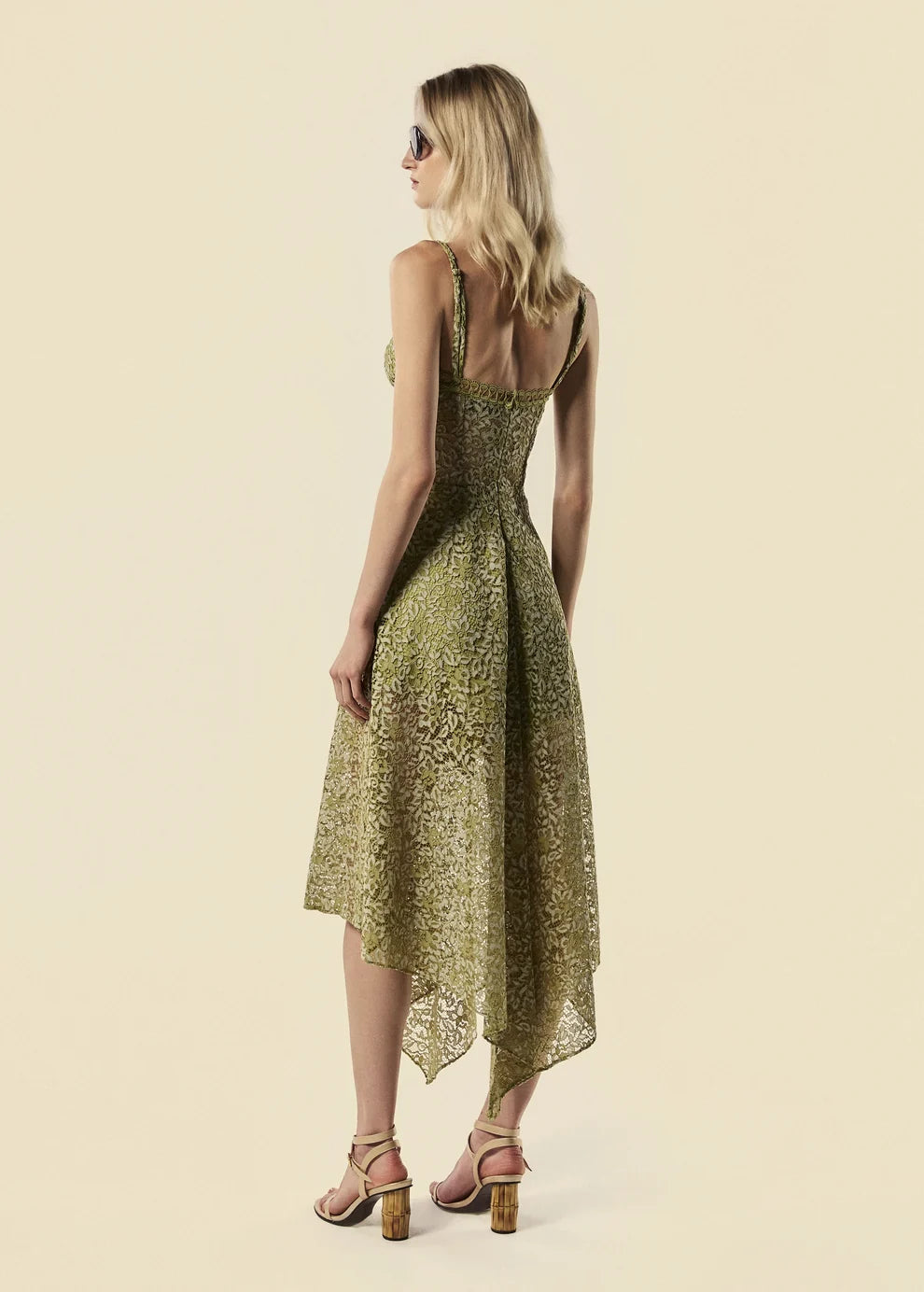 MIDI CORSET DRESS WITH STRAPS BOSQUE